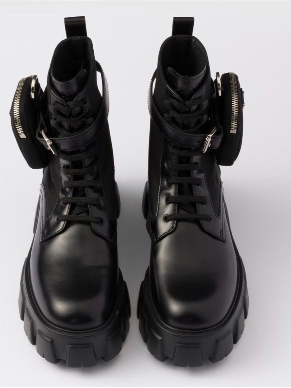 Prada Women's Black Leather boots  -